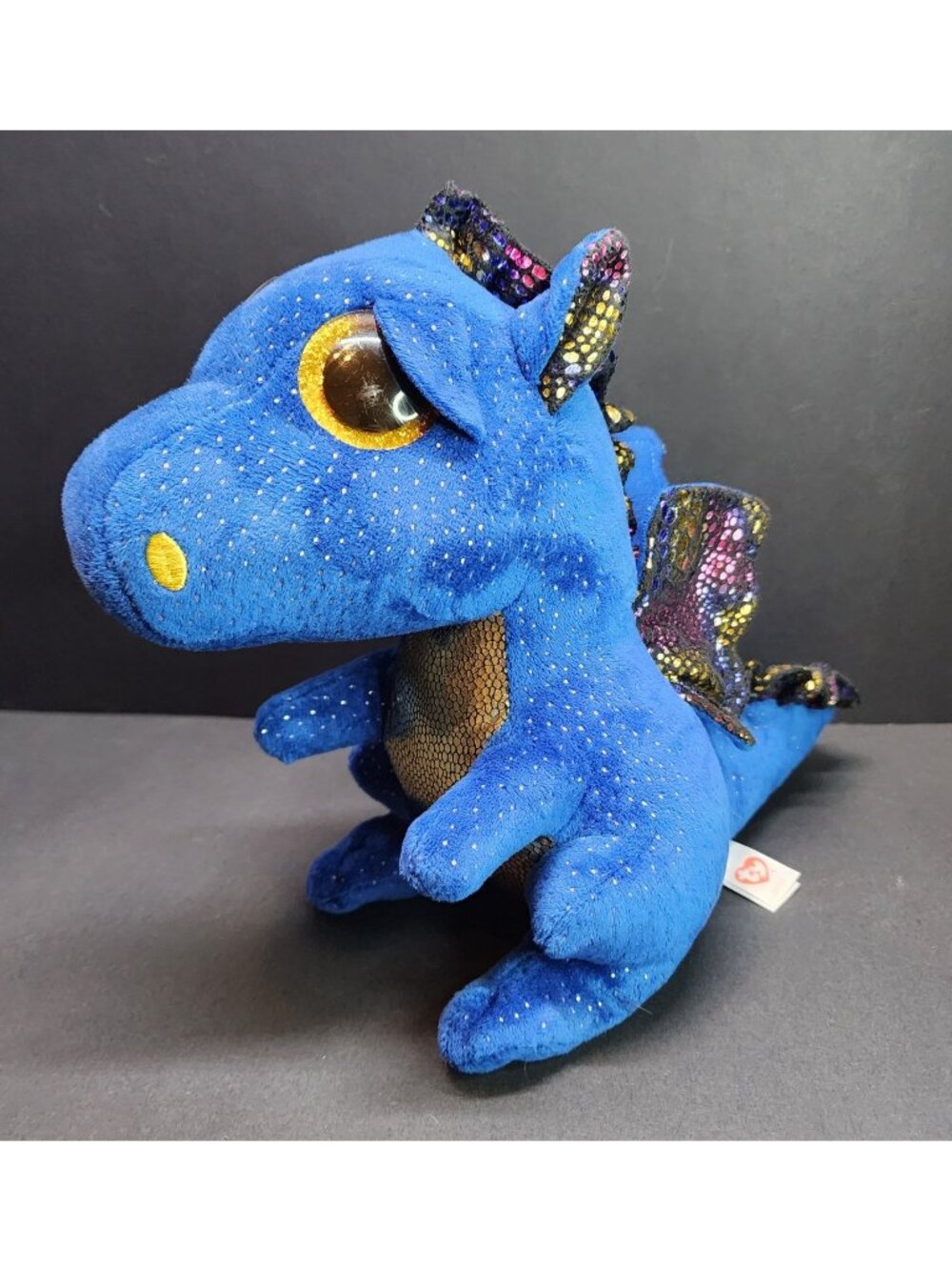 TY Beanie Boos Saffire Blue Blue Dragon Plush 8.5'' Stuffed Animal Soft Toy 8.5"